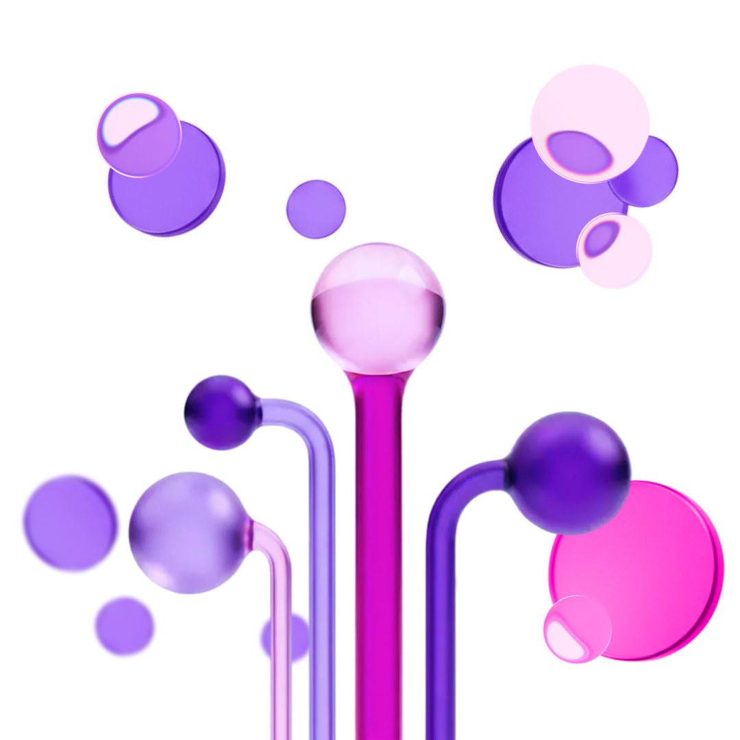 Abstract visualization representing AI-powered process observability in Microsoft Dynamics 365 by XPLUS.