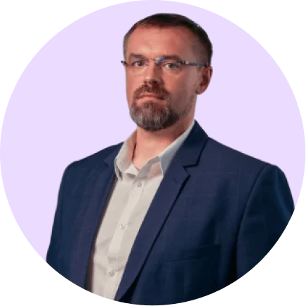 Headshot of Paweł Chmielewski the Chief Innovation & Strategy Officer at XPLUS